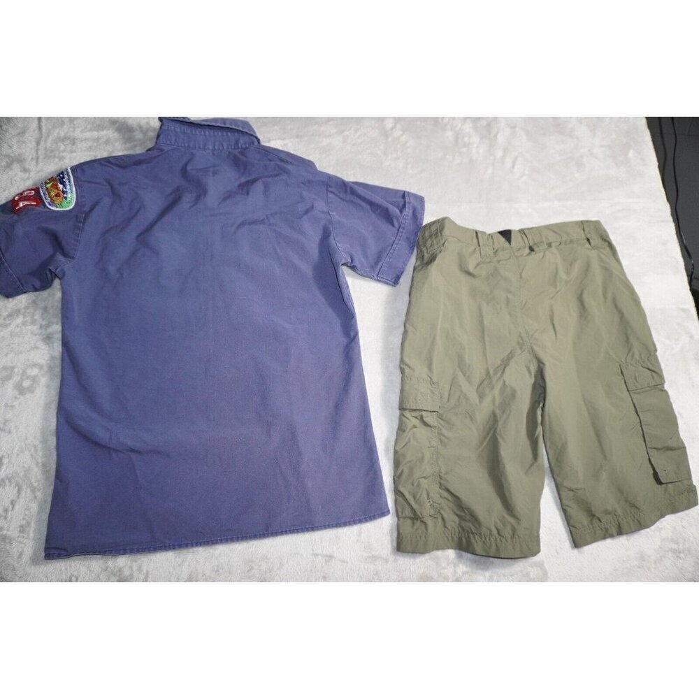 Vintage Youth Boy Scouts of America BSA Uniform Set Shirt w Patches Shorts Large - Picture 15 of 16